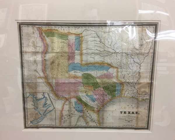 66-Texas Map By Joseph Hutchins Colton / David Hugh Burr