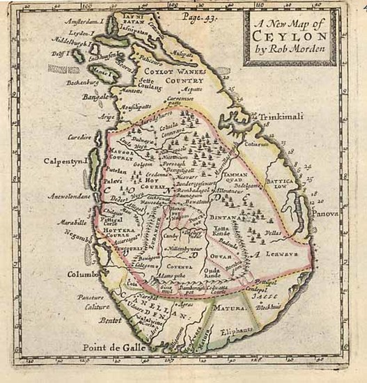 7-Asia, India and Other Islands Map By Robert Morden