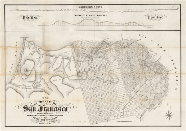 71-San Francisco & Bay Area Map By Henry  S. Dexter