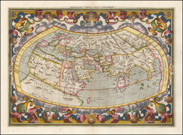 17-World Map By  Gerard Mercator