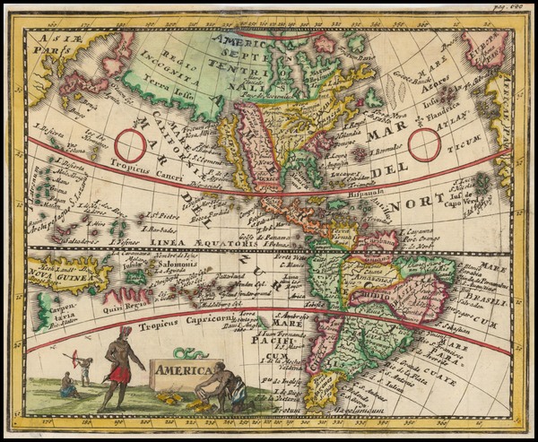 25-California as an Island and America Map By Anonymous