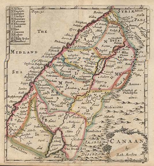 48-Asia and Holy Land Map By Robert Morden