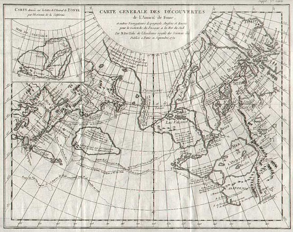 45-Alaska, Asia, China and Canada Map By Denis Diderot / Gilles Robert de Vaugondy