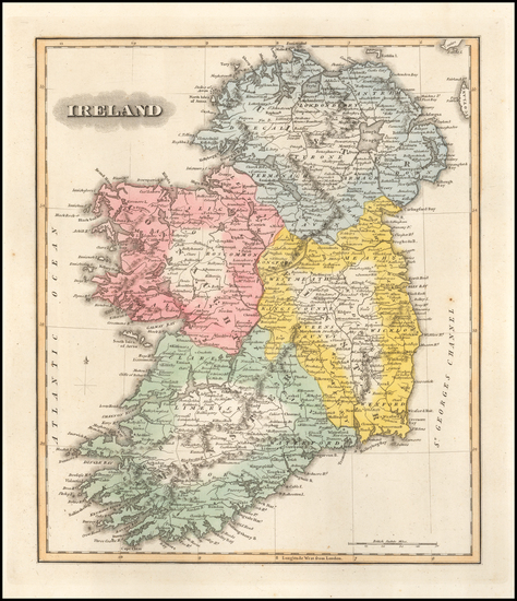 79-Ireland Map By Fielding Lucas Jr.