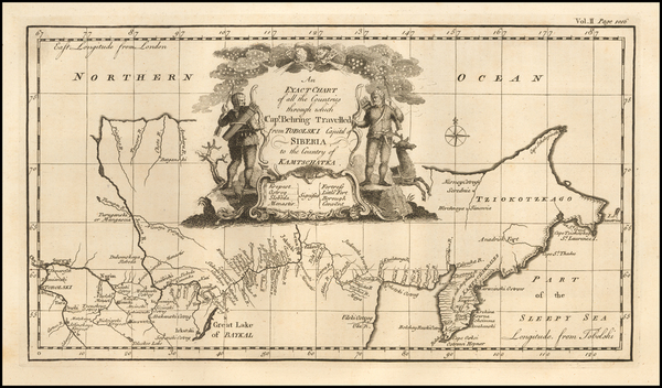 7-Polar Maps and Russia in Asia Map By Emanuel Bowen