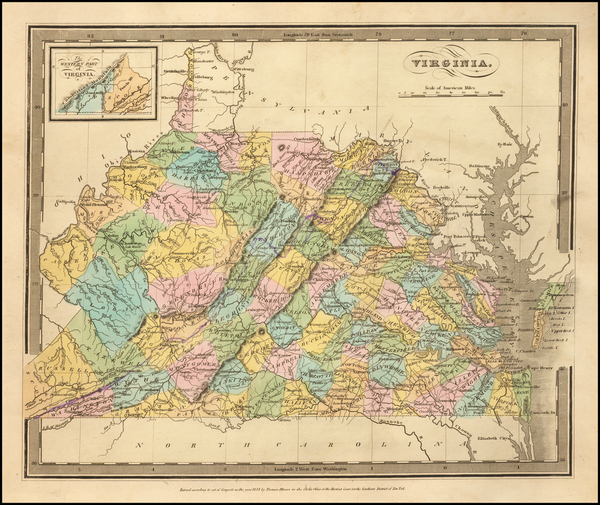 65-Southeast Map By David Hugh Burr