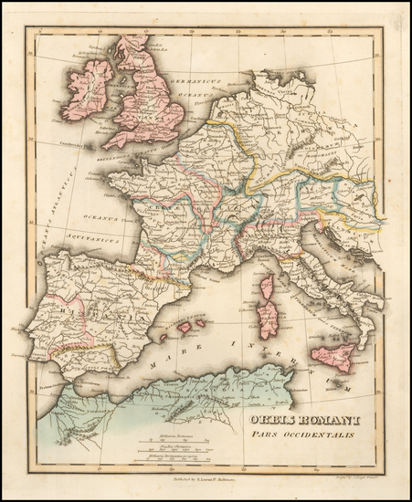 66-Europe and Mediterranean Map By Fielding Lucas Jr.