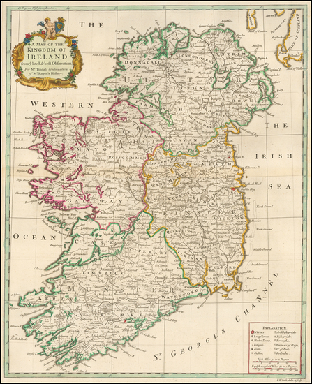 22-Ireland Map By Richard William Seale