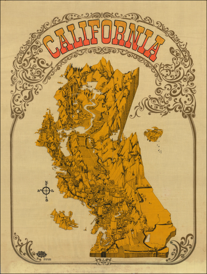 91-Pictorial Maps and California Map By David Schiller