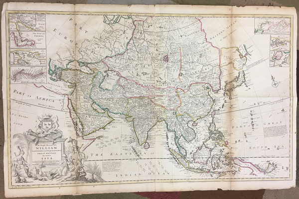 84-Asia, Asia, Australia & Oceania and Oceania Map By Herman Moll