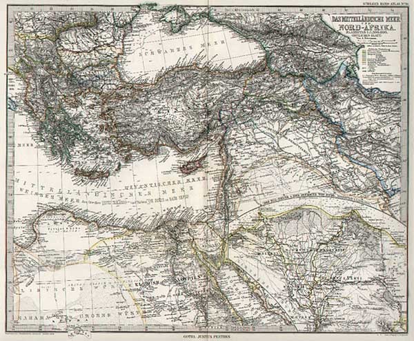 10-Europe, Balkans, Asia, Central Asia & Caucasus, Middle East and Turkey & Asia Minor Map