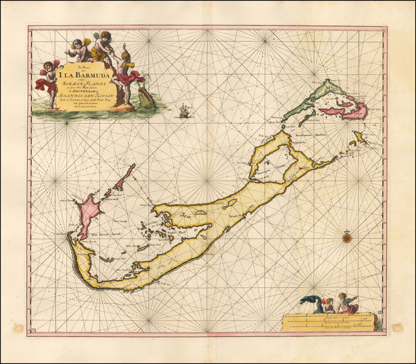 39-Bermuda Map By Johannes Van Keulen