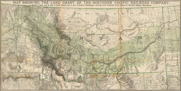 45-Plains and Rocky Mountains Map By Rand McNally & Company