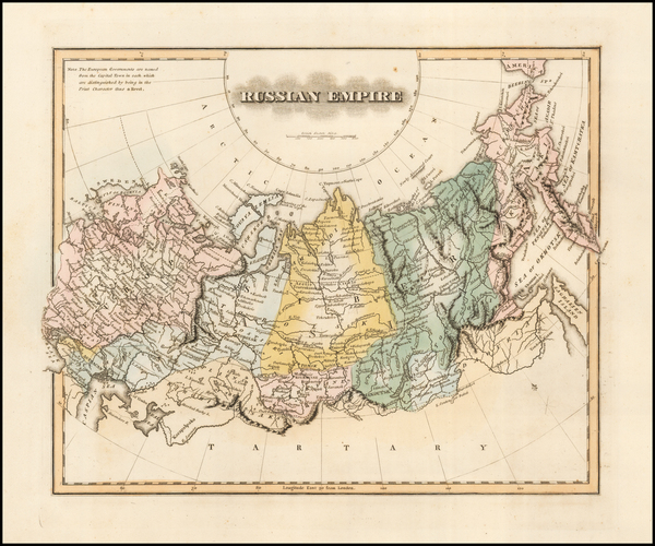 89-Russia and Russia in Asia Map By Fielding Lucas Jr.