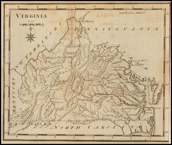 13-Virginia Map By Joseph Scott