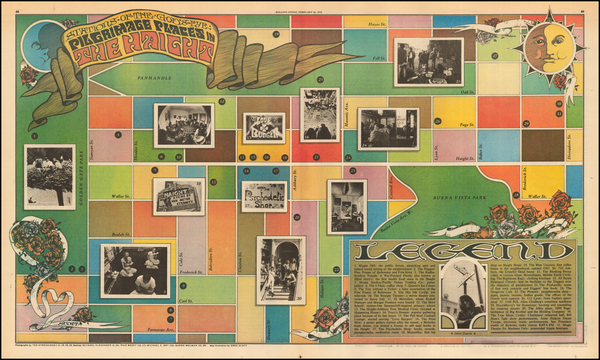 26-Pictorial Maps and San Francisco & Bay Area Map By Rolling Stone Magazine