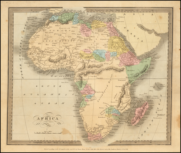 56-Africa and Africa Map By David Hugh Burr