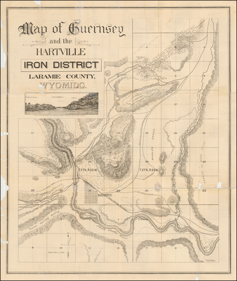 65-Wyoming Map By Frank Bond