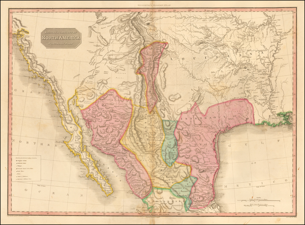 11-Texas, Plains, Southwest, Rocky Mountains, Mexico, Baja California and California Map By John P