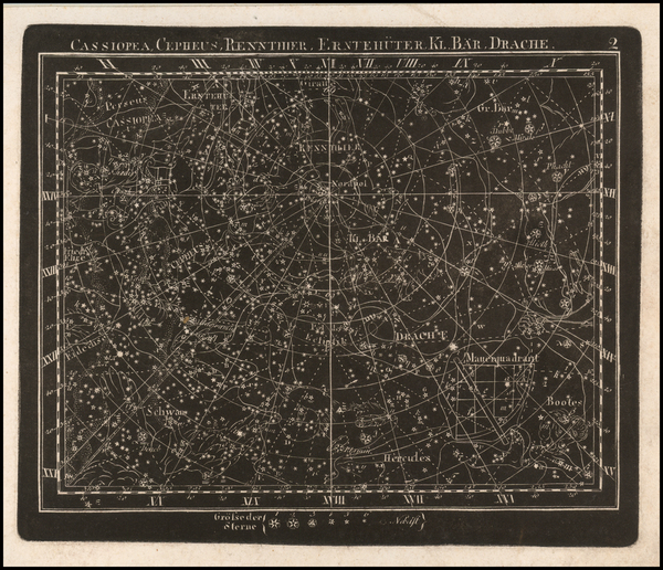 40-Celestial Maps Map By Christoph Friedrich Goldbach