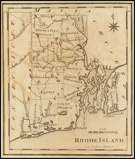 55-Rhode Island Map By Joseph Scott