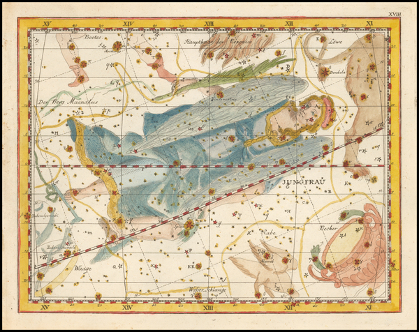 91-Celestial Maps Map By Johann Elert Bode