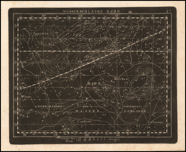 21-Celestial Maps Map By Christoph Friedrich Goldbach