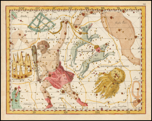 24-Celestial Maps Map By Johann Elert Bode