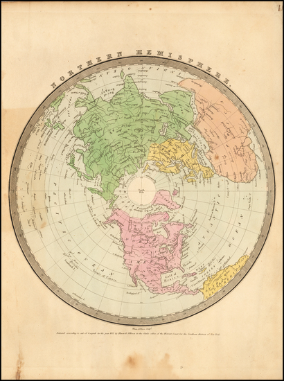 19-Northern Hemisphere and Polar Maps Map By David Hugh Burr