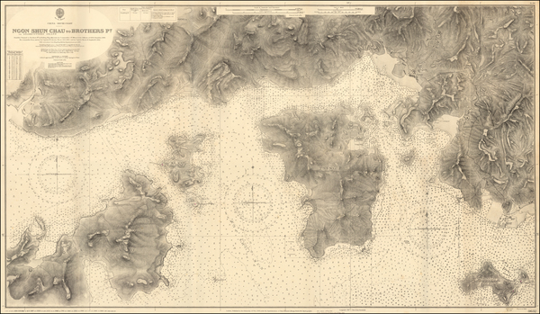 56-Hong Kong Map By British Admiralty