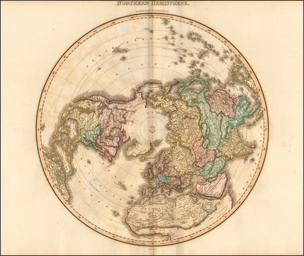 92-Northern Hemisphere and Polar Maps Map By John Pinkerton