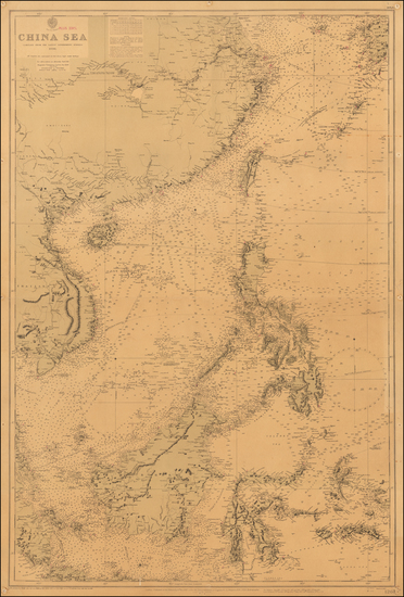 85-China, Southeast Asia, Philippines and Indonesia Map By British Admiralty