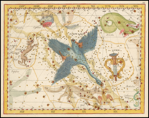 68-Celestial Maps Map By Johann Elert Bode