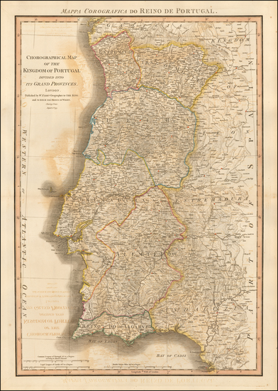 20-Portugal Map By William Faden