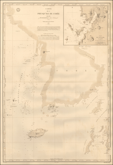 11-Korea Map By Depot de la Marine