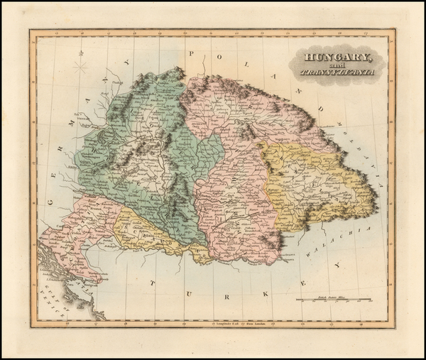 88-Hungary Map By Fielding Lucas Jr.