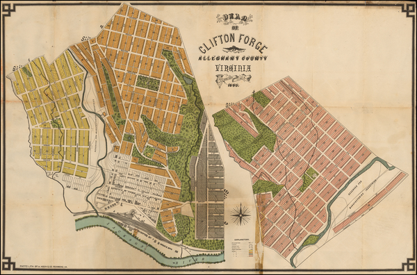 9-Virginia Map By D. St. George Fraser