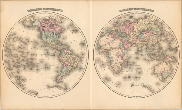 89-World Map By O.W. Gray