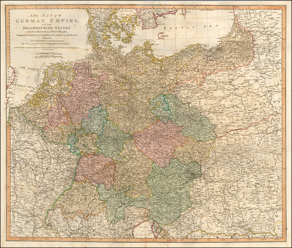 79-Poland and Germany Map By William Faden