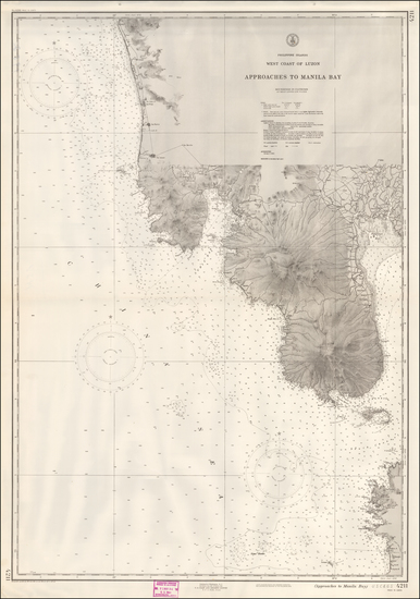 70-Philippines Map By U.S. Coast & Geodetic Survey