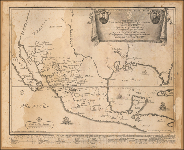 74-South, Texas, Southwest, Rocky Mountains, Mexico and Baja California Map By Giovanni Petroschi 