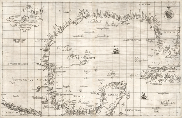 13-Florida, South, Texas and New Mexico Map By Robert Dudley