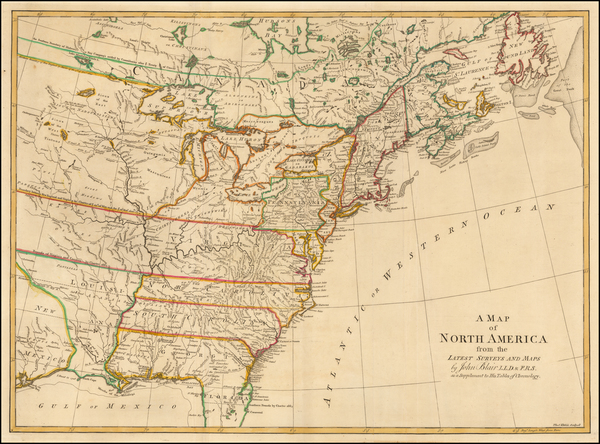 90-United States Map By John Blair