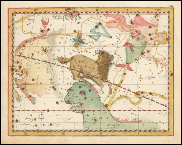 31-Celestial Maps Map By Johann Elert Bode