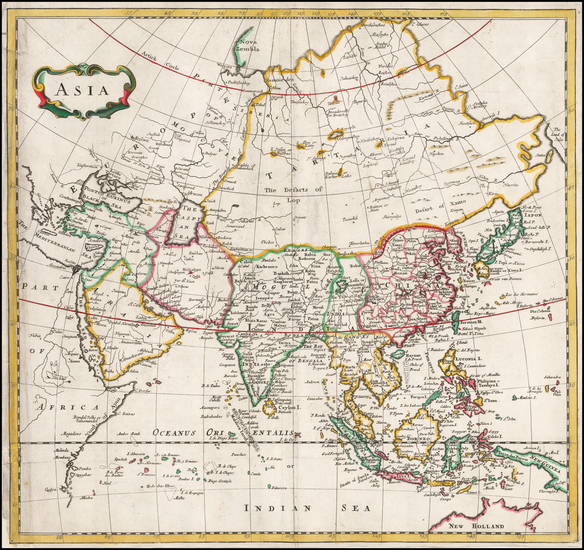 52-Asia Map By Robert Morden