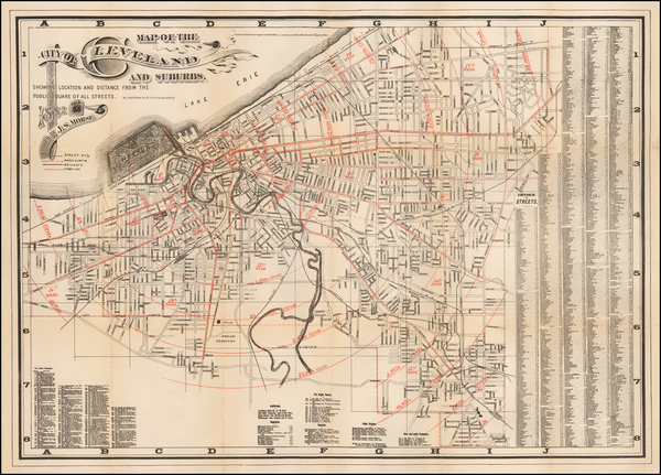 67-Ohio Map By J. S. Morse