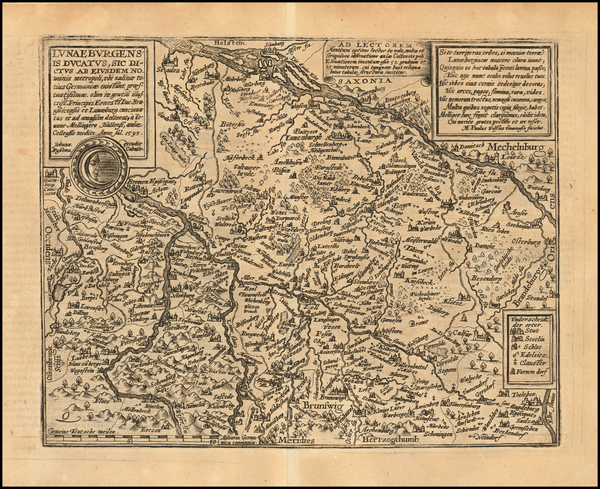 96-Norddeutschland Map By Matthias Quad / Janus Bussemacher