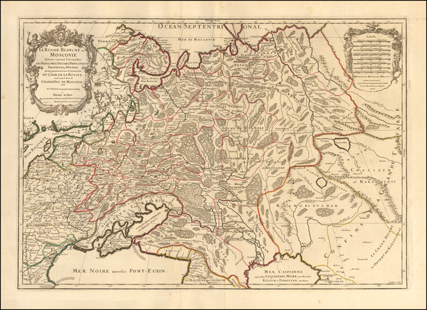 72-Russia and Ukraine Map By Alexis-Hubert Jaillot