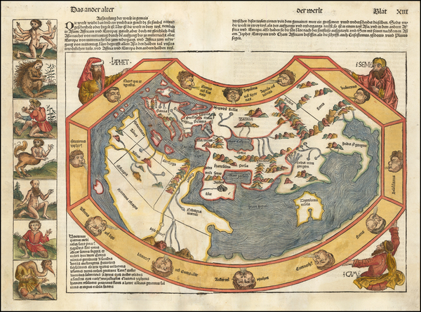 79-World Map By Hartmann Schedel