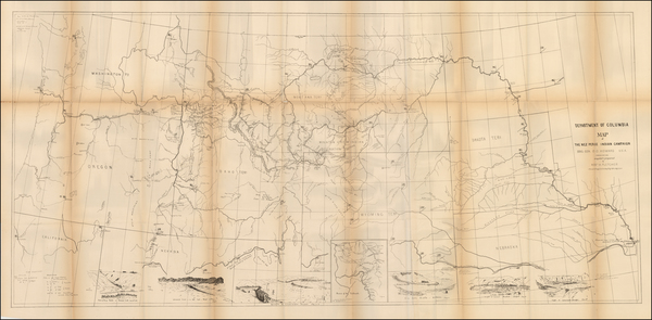 30-Plains, Southwest, Rocky Mountains and California Map By 